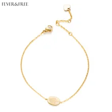 Fever& Free Новое поступление женские ювелирные изделия золотые браслеты из нержавеющей стали ювелирные изделия в стиле бохо браслеты и браслеты оптом Moda Mujer