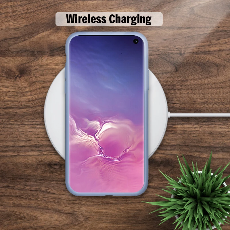Жидкий силиконовый чехол для samsung Galaxy Note 10 Pro 9 8 S10 5G S10e S9 S8 Plus A750 микрофибра ткань подушка для подкладки крышка 500 шт