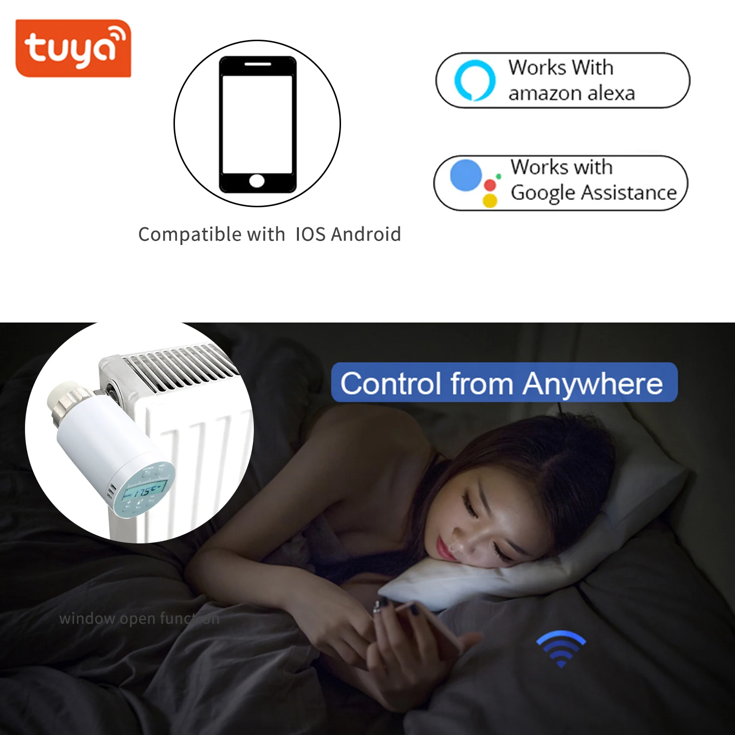 Умный термостат контроллер с Wi Fi и функцией подогрева|Умная система управления