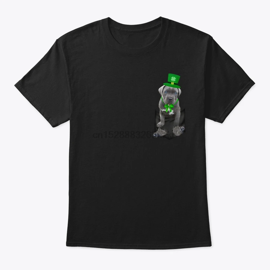 

Men T Shirt CANE CORSO Pocket Puppy Patricks Day Women T-Shirt