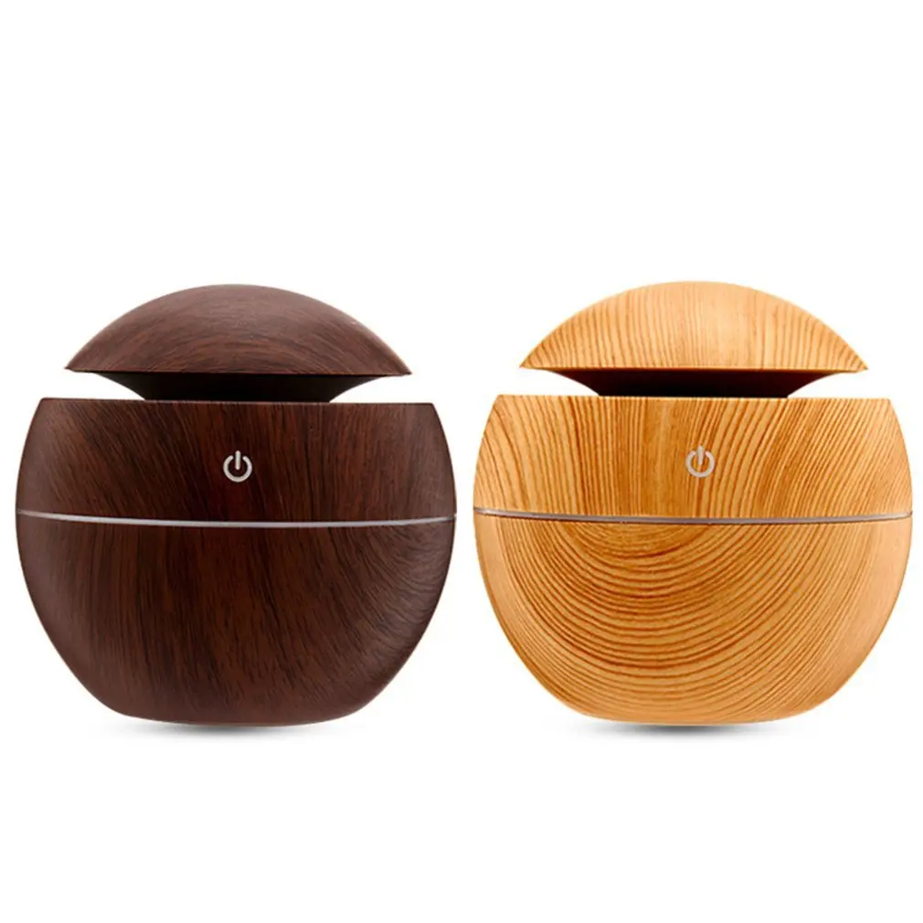 

Humidifier Electric Air Aroma Diffuser Wood Ultrasonic 130ML Air Humidifier Essential Oil Aromatherapy Cool Mist Maker For Home