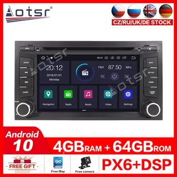 

Aotsr Android 10.0 4G+64GB Car DVD Player GPS Navigation Radio Stereo For Seat Leon 2012-2017 multimedia CAR radio recorder