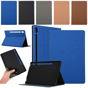 

Smart Tablet Leather Case Cover For Samsung Galaxy Tab S7 11inch T870/875 2020 PU Flip Stand Auto Wake/Sleep Durable Shell Cover