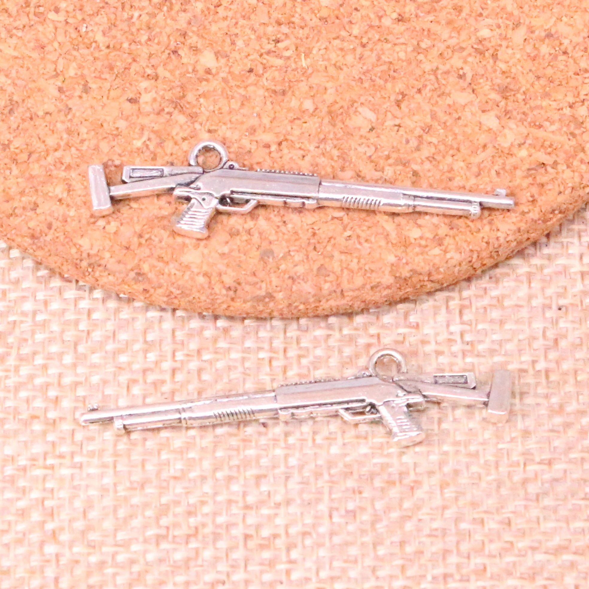 39 шт снайперская винтовка пистолет Подвески цинковый сплав кулон для ожерелья