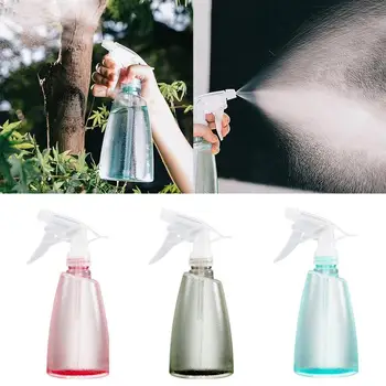 

500ml Portable Plastic Spray Bottle Transparent Makeup Moisture Atomizer Pot Fine Mist Sprayer Bottles Hair Hairdressing Tools