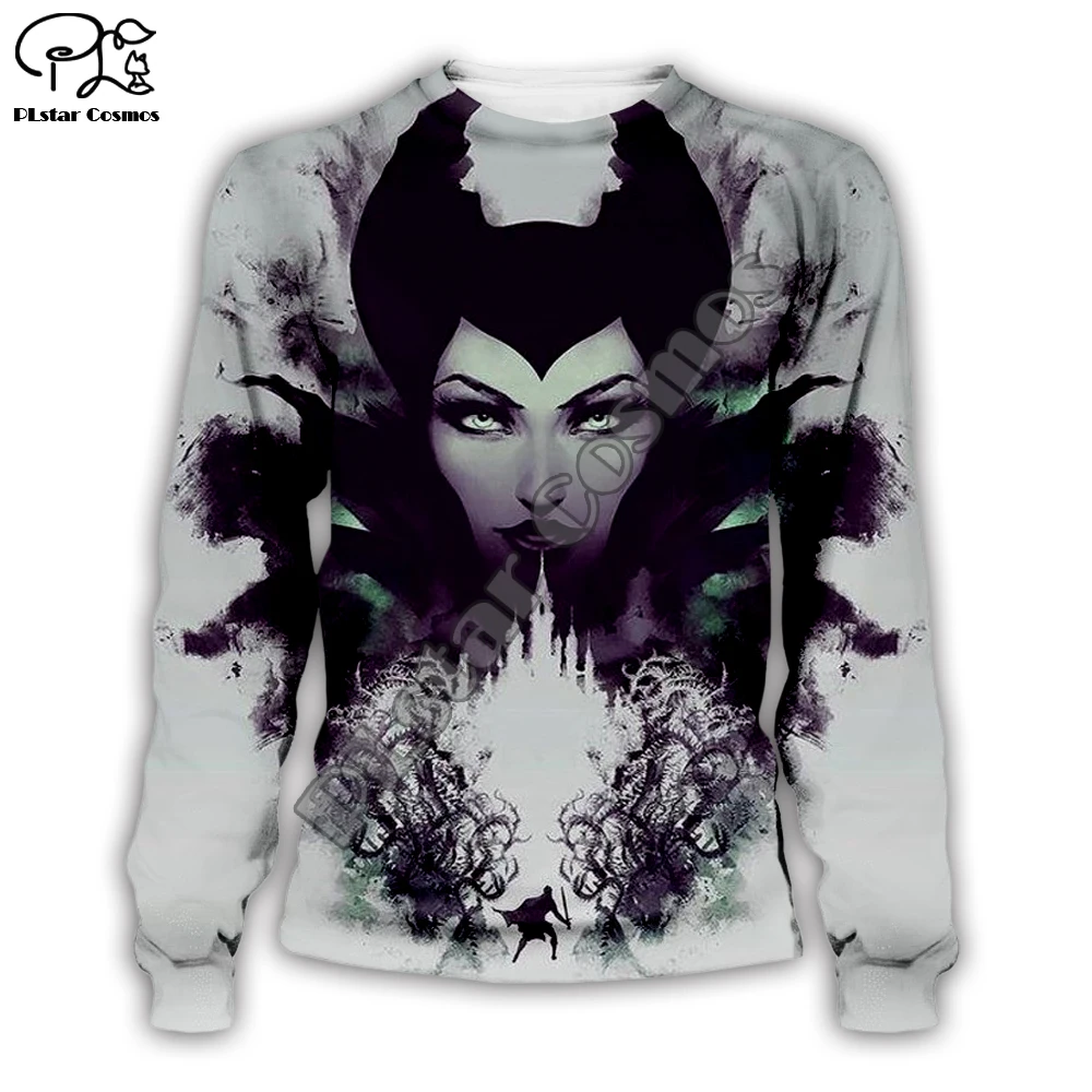 Мужская и Женская толстовка Maleficent Mistress of Evil Movie 3d, Модный пуловер harajuku, толстовка на молнии, куртка с длинным рукавом, топ, пальто 06