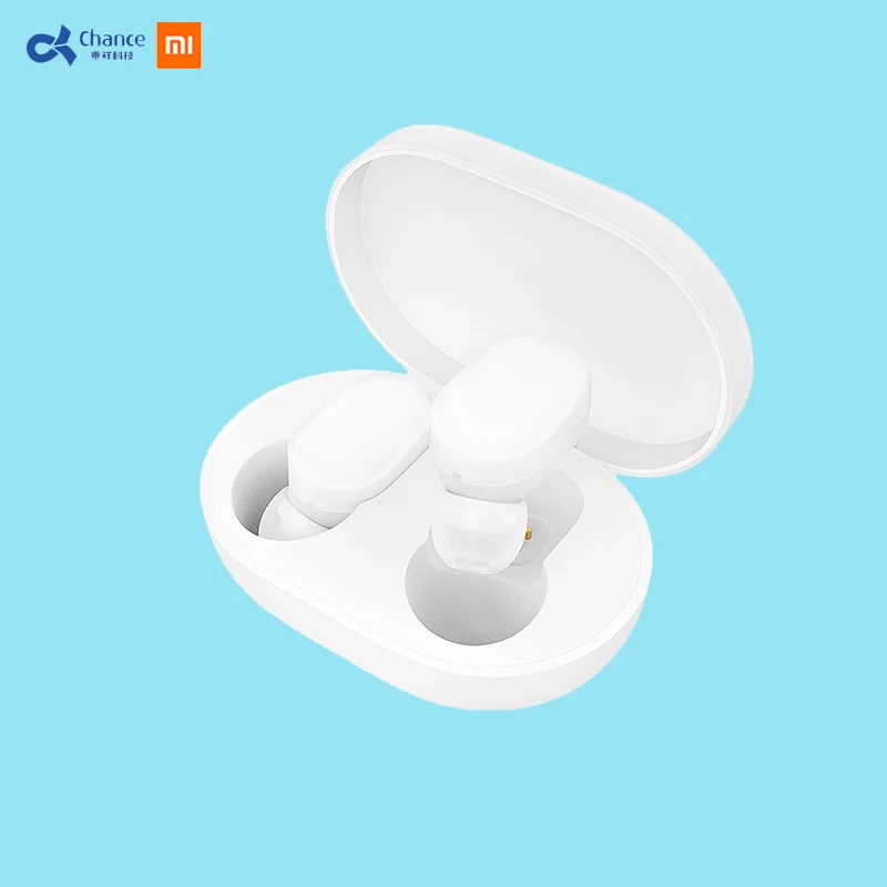 

100% Original Xiaomi Redmi AirDots Bluetooth Earphone Mini Wireless 5.0 In-ear Earbuds with Mic and Charging Dock Box