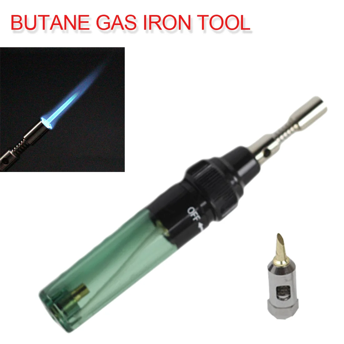 Butane Gas Soldering Solder Torch Iron Tool Pen Shaped Cordless Torch