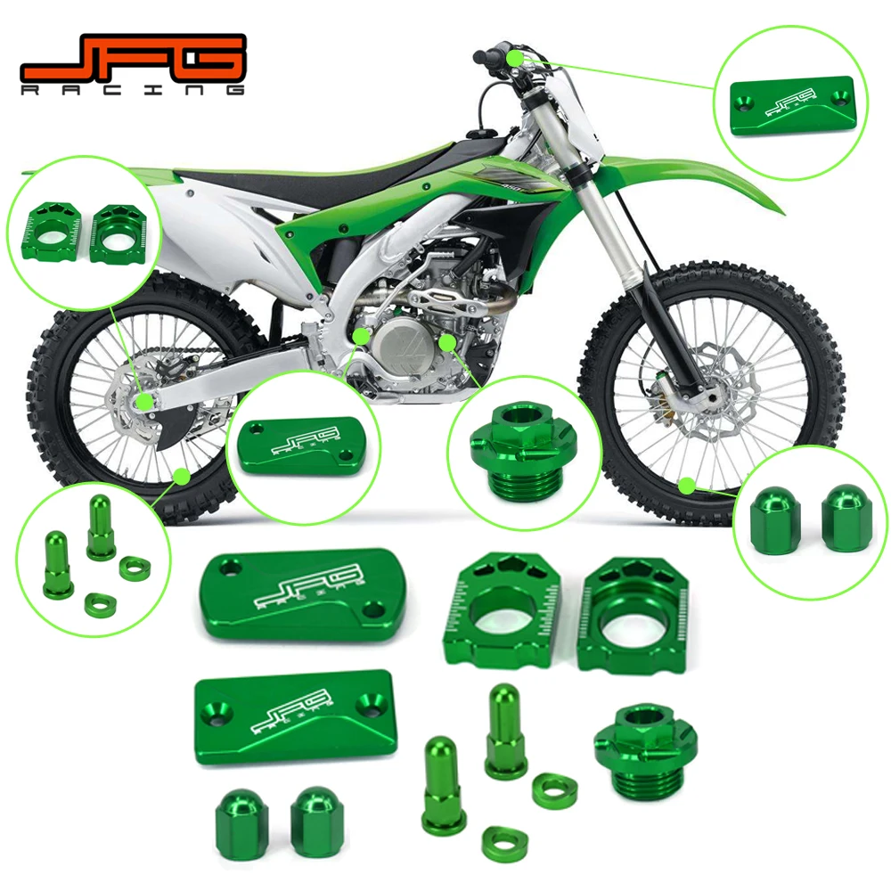 Мотоцикл тормозной жидкости Крышка Резервуара мост блок набор для KAWASAKI KX250 2005 2008