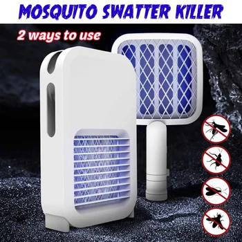 

Summer Hot Cordless Battery Power Electric Fly Mosquito Swatter Bug Zapper Racket Insects Killer Home Bug Zappers