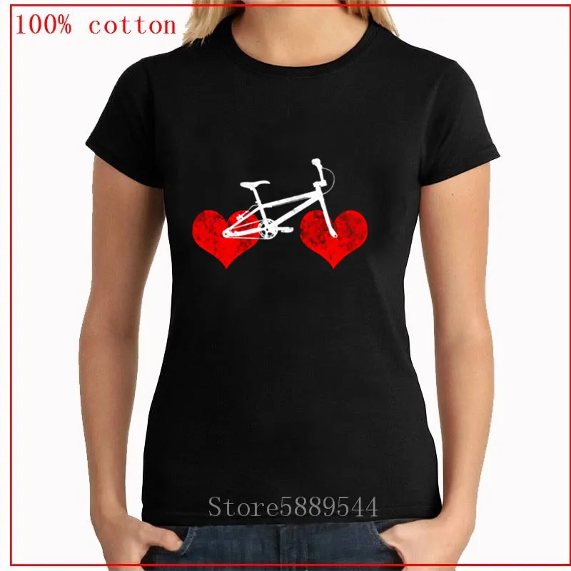Забавные футболки для девочек с надписью I love my bicycle футболка принтом сердца и