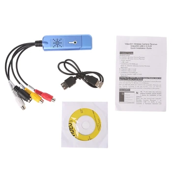 

1 Set USB Converter Audio Video Grabber Capture Adapter For Windows XP/7/8/10 W91A