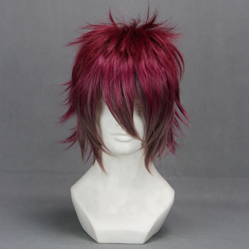 DIABOLIK-LOVERS-Sakamaki-Ayato-Dark-Red-mix-Short-Cosplay-Wig-Wig-Cap-Free