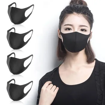 

Fast Delivery dust Scarf Black Mouth Mask Unisex Cotton Face Mask Anime Mask For Cycling Camp Within 24 Hours mascarilla