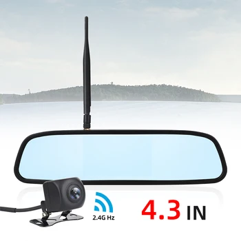 

Newest 4.3 Inch TFT LCD Car Rearview Mirror Monitor For Rear View Camera CCD Video Auto Parking Assist Reversing Car-Styling