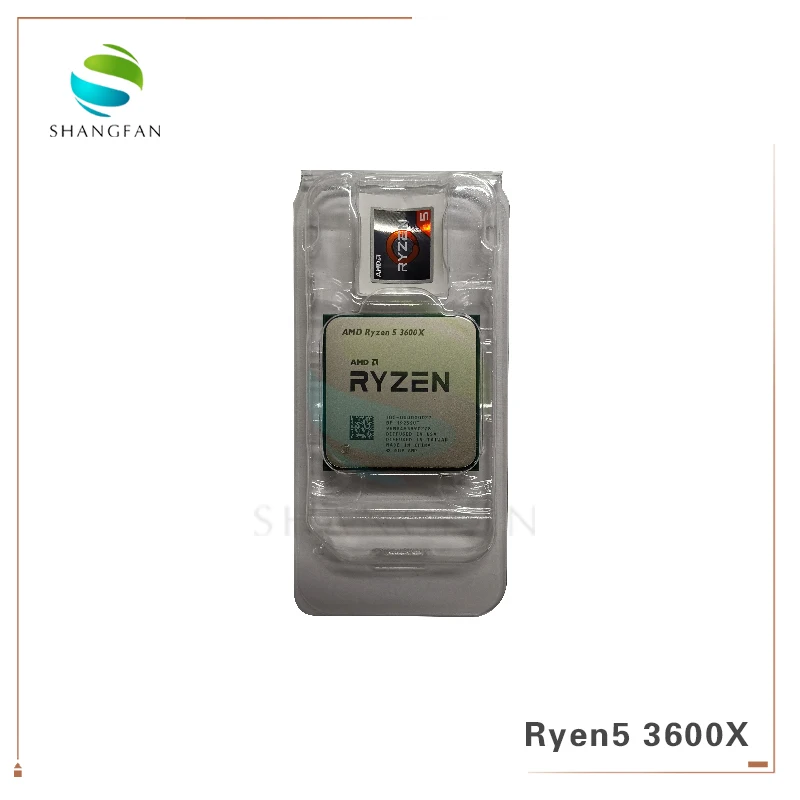 Новая коробка AMD Ryzen 5 3600X R5 3600X3,8 ГГц 6-ядерный 12-нить 7NM 95W L3 = 32 м 100-000000022 Процессор процессор разъем AM4 с охлаждающим вентилятором