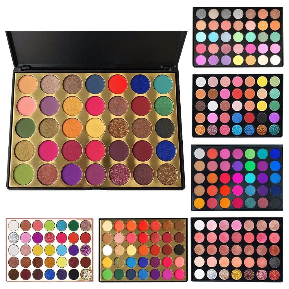 Beauty UULZZOR новые яркие матовые блестящие тени для век 35 цветов стойкие