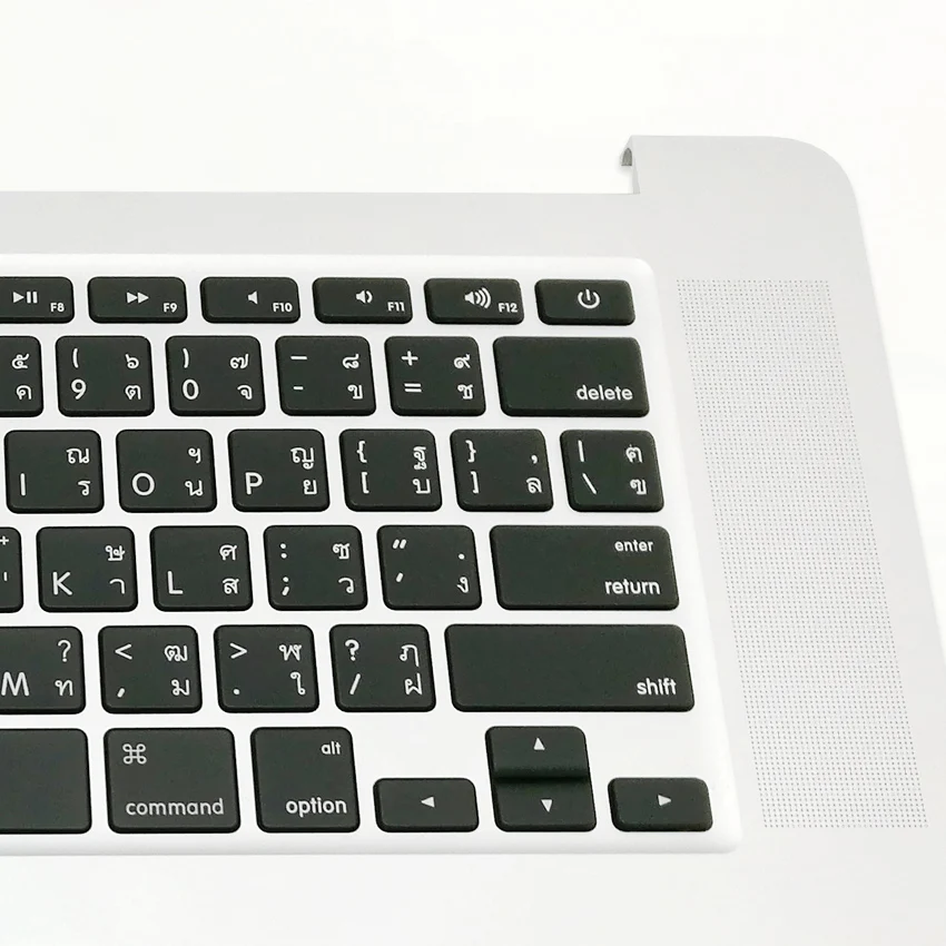 Оригинальная тайская тайландская клавиатура с подсветкой Palmrest Topcase Для MacBook Pro