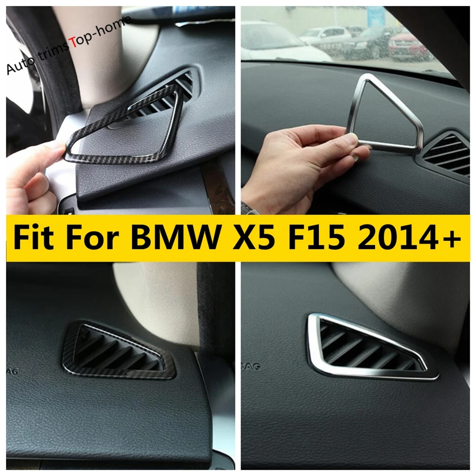 

Матовые аксессуары из АБС-пластика/углеродного волокна для оформления передней решетки вентиляционного отверстия приборной панели, декор...