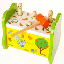 D622,, игрушка "Крот-Крот", игрушка-фрукт, насекомое, стук против сценической сборки, обучающие игрушки для детей 0-1-2-3 лет