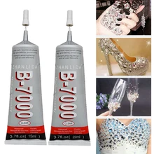 B7000 Glue For Rhinestones Crystal Adhesive Jewelry 15ml 25ml Needles Epoxy Resin Diy Jewelry Crafts Glass Supplies 1pc