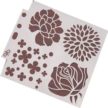 

Hot Scrap Walls Stencil Airbrush Painting Decor Stencils DIY Scrapbooking Art Ablum Notebook Diary Stamp Crafts School Supplies