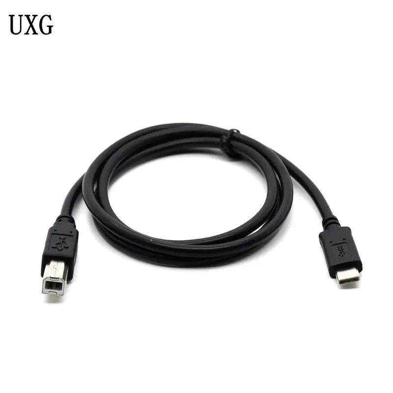 USB 3.0 Druckerkabel – Typ C Auf USB B, 1 M Länge, Bis Zu 5 Gbit/s, Für Drucker & Externe Festplatten