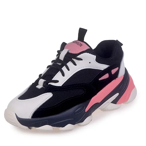 Red New Vintage Dad Sneakers Platform Brand Chunky Sneakers Women Fashion Casual Shoes Woman Comfort basket chaussures femme - Цвет: Red