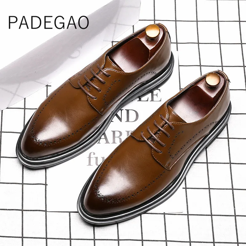 

Men 2022 Casual Leather Fashion High Quality Business Formal Dress Shoes Luxury