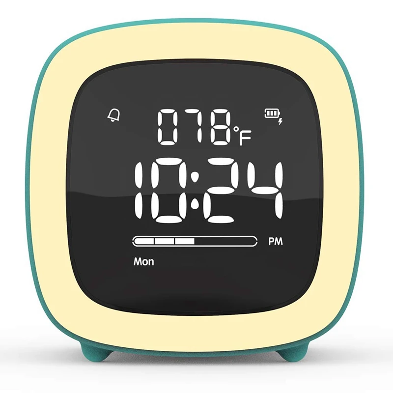 Big deal Kids Cute TV Night Light Alarm Clock for Girls, Children