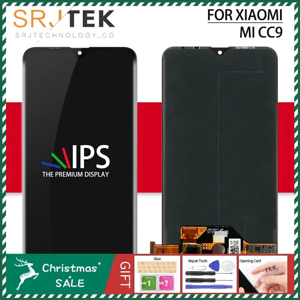 SRJTEK для Xiaomi Mi A3 lcd A3 панель сенсорная для Xiaomi Mi CC9E экран дигитайзер сенсор стекло для Xiaomi Mi A3 дисплей