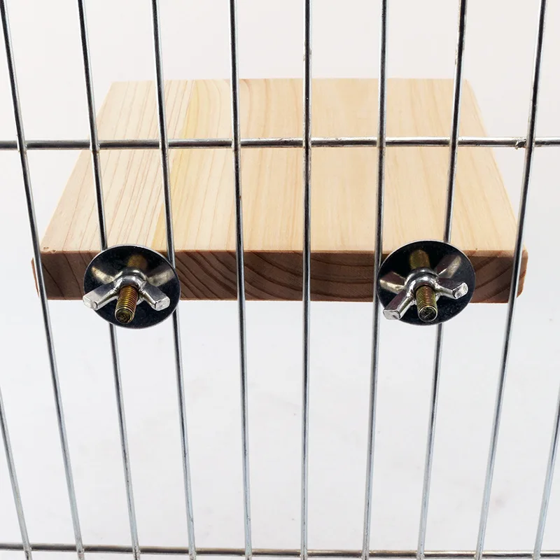 Parrot Bird wood platform platform jumping rest station frame playing birdcage decoration tiger skin