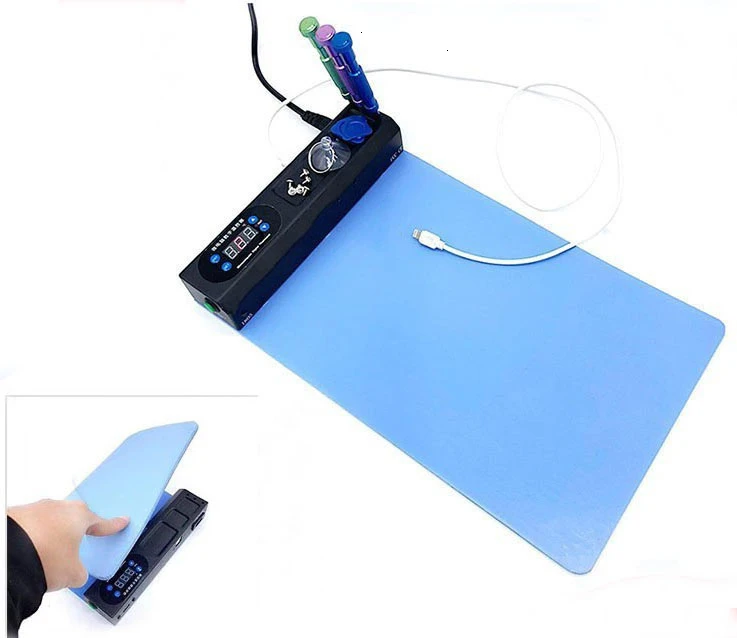 

ZJ-1803 ZJ-1805 LCD Screen Separator Heating Plate for iPhone Samsung iPad Tablet With USB Connector Screwdrive Slot