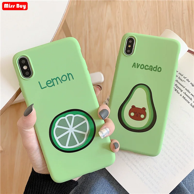 

Summer Avocado Lemon case for Samsung galaxy A10 A20 A30 A40 A50 A60 A70 A80 A90 A10S A20S A30S A50S A70S Cover Soft Silicone