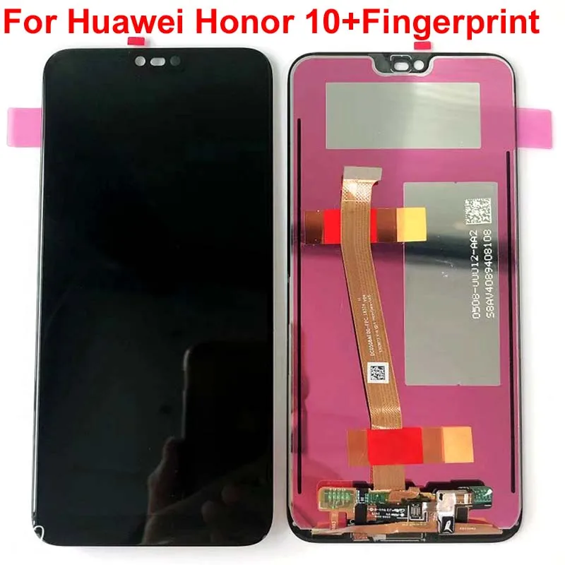 Оригинальный ЖК дисплей для HUAWEI Honor 10 с идентификацией по отпечатку пальца 5 84