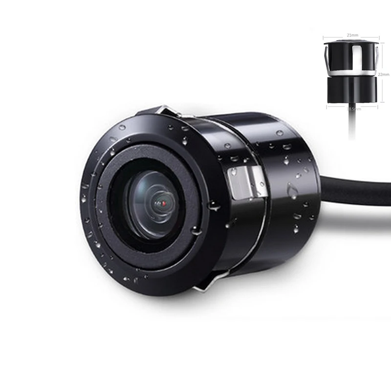 

12V 60mA Waterproof HD Car Rear View Camera Driving Parking Monitor 170 Degree CMOS Sensors RCA Connector+Hole Opener
