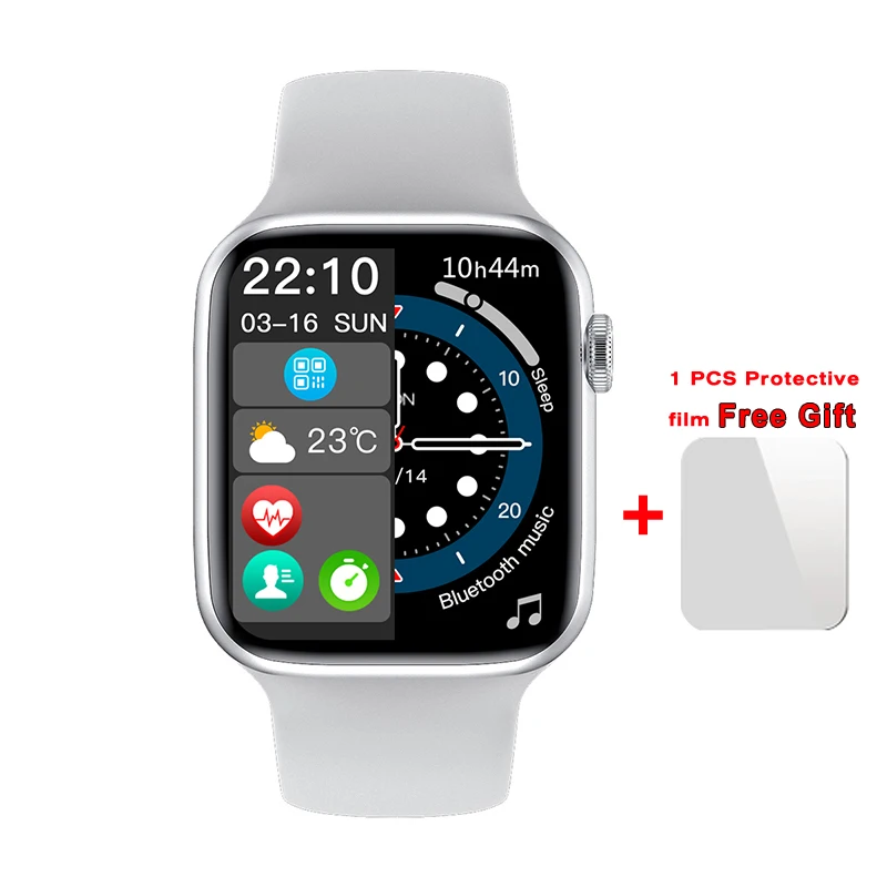 EnohpLX Original W27 Pro W17 Pro Full Screen Smart Watch 44MM Men W27 Smartwatch With Password Split IWO 16 PK DT7 plus X8 Max 