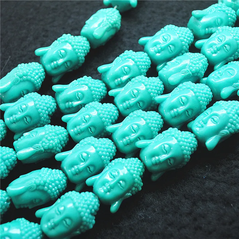10PCS Charms Buddha Heads Beads Accessories Big Size 18X25MM Many Colors Available Top Fashion DIY Jewelry Fittings TWO FACE | Украшения и