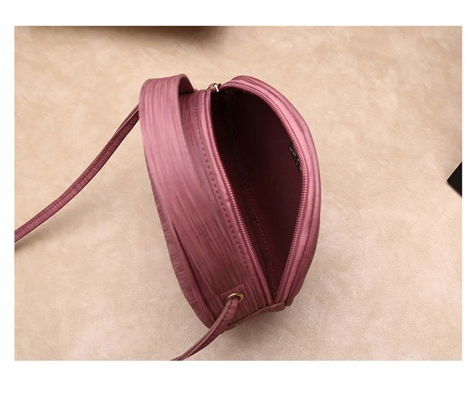 Классическая текстура сумки через плечо для женщин модная сумка через плечо круглая мини-сумка кожаная сумочка для телефона кошелек для монет женская сумка