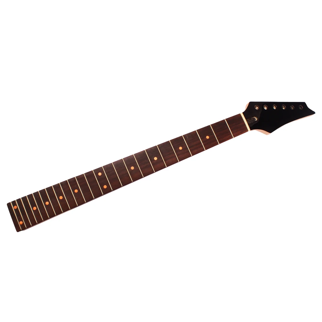 

24 Frets (Maple) Neck (Rosewood) Fretboard Fingerboard for Electric Guitar Black