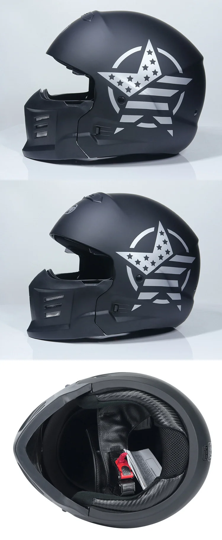 Zombies Full Face and Half Face Helmet Moto Gang