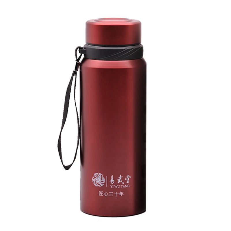 800/1000ml Outdoor  and Martial arts sports Thermos  24 hour Portable Large Capacity Insulated Cup Military Style Vacuum Flask
