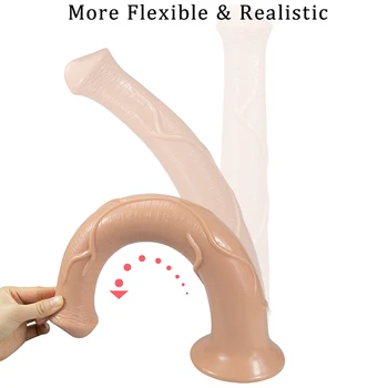 40CM Long Horse Dildo Sexshop Adult Seks Sextoy Femme Anal Consolador Lesbian Gay God Gode Jouet Sexuel Plug Women Penis Dick 3