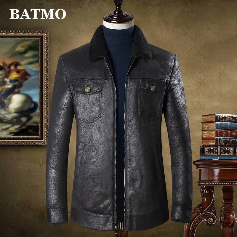 Мужские шерстяные куртки BATMO, мужские повседневные зимние и осенние шерстяные пальто, размер yy3015