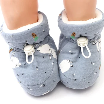 

Infant sock Crib Shoes First Walkers winter baby socking Lining Newborn Soft Soled socking Warm YBC028
