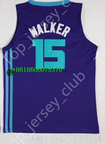 A+++ Качественная мужская футболка для взрослых#15 Kemba Walker