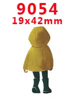 30 шт мультяшный персонаж плоское украшение из смолы PR 9001 - Цвет: 9054