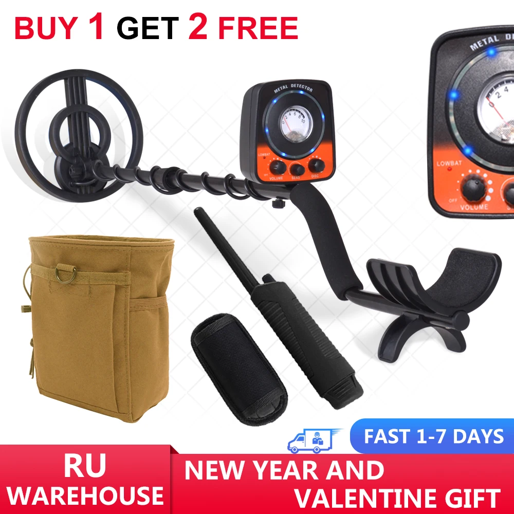 

Professional Metal Detect Batteries Included LCD Screen Display High Sensitivity Underground Deep Target Gold Treasure Seeking