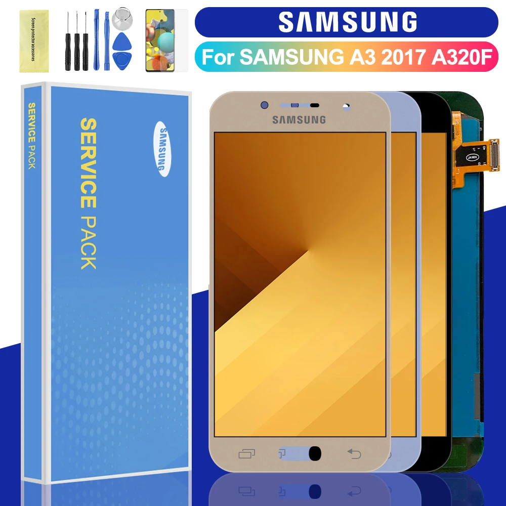 4.7'' LCD For Samsung Galaxy A3 2017 A320 A320F A320FL Display Touch Screen Digitizer Assembly Lcd | Мобильные телефоны и