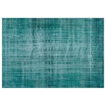 

Handmade Turquoise Vintage Overdyed Turkish Area Rug 200x283 Cm-6'7''X9'3''
